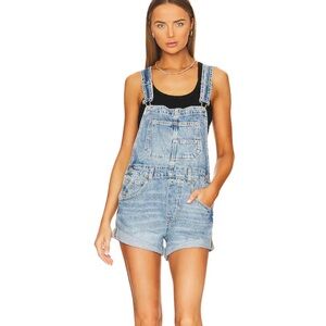 Denim Short Overalls